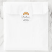 Croissant Cream Baking Thank You Sticker (Tas)