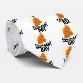 Croissant Day - Waardedag Stropdas (Opgerold)