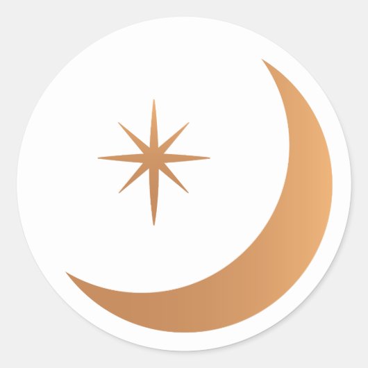 Croissant de Lune / Autocollants (Devant)