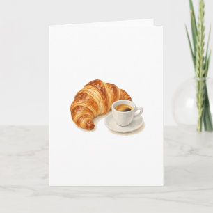 Croissant en Espresso Kaart