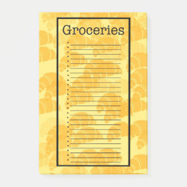 Croissant Grocery List Post-it® Notes