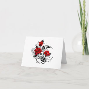 Croissant mécanique avec roses rouges