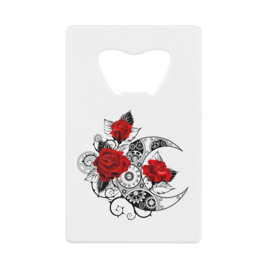 Croissant mécanique avec roses rouges (Devant)