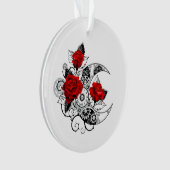 Croissant mécanique avec roses rouges (devant)