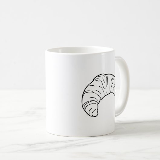 Croissant - Mug classique (Devant droit)