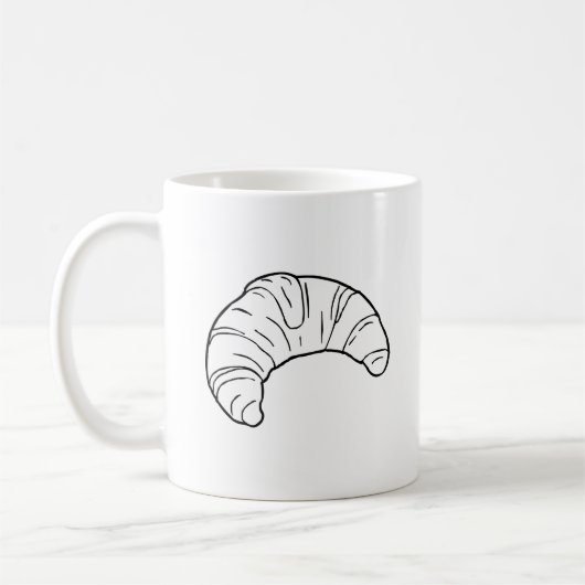 Croissant - Mug classique (Gauche)