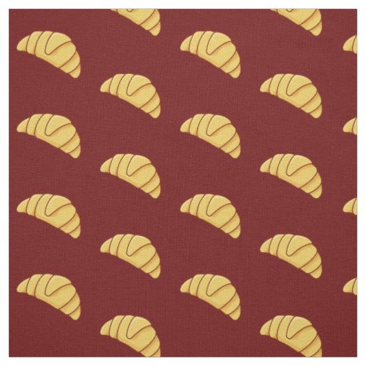 Croissant Pattern Stof (Swatch)