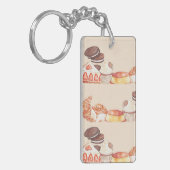 Croissant sleutelhanger (Voorkant Links)