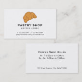 Croissant Visitekaartje (Voorkant / Achterkant)