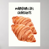 Croissants Poster (Voorkant)