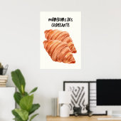 Croissants Poster (Thuiskantoor)