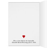 "Croit l'impossible" Lettre d'amour d'un arbre du  (Intérieur (Gauche))