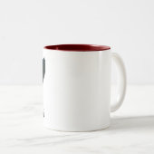 Croix à ailes noires Mug (Devant droit)