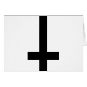 Croix à l'envers