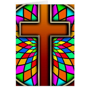 CROIX AVEC LE VERRE SOUILLÉ