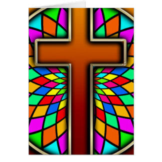 CROIX AVEC LE VERRE SOUILLÉ