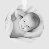 Croix Blanche Rose Dusty Fille Photo Baptême Ornem (dos)