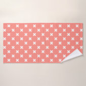 Croix blanche sur pêche (Serviette de bain)