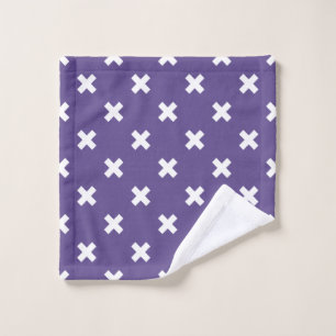 Croix blanches sur ultra violet
