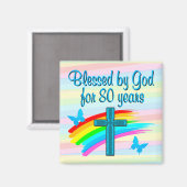 CROIX BLEUE 80E ANNIVERSAIRE BÉNÉFICE MAGNET (Recto/Verso)