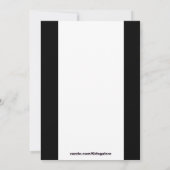 Croix Bleue avec invitation photo communion (Dos)