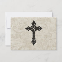 Croix catholique vintage RSVP Entree Choix