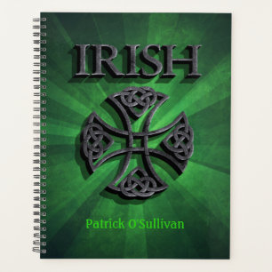 Croix celtique irlandaise personnalisée