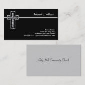 Croix chrétienne Cartes de visite (Devant / Derrière)