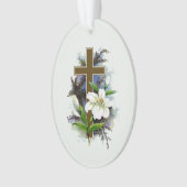 Croix chrétienne en or (devant)