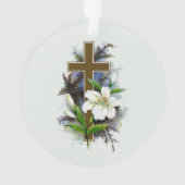 Croix chrétienne en or (dos)
