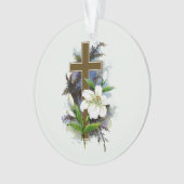 Croix chrétienne en or (devant)