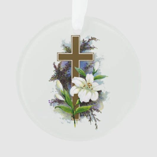 Croix chrétienne en or (devant)