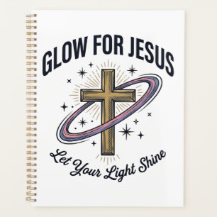 Croix chrétienne Glow for Jesus Vintage Vector