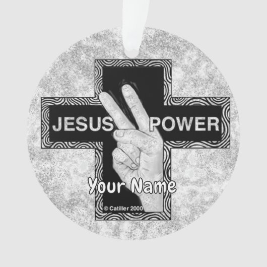 croix chrétienne Puissance de Jésus (devant)