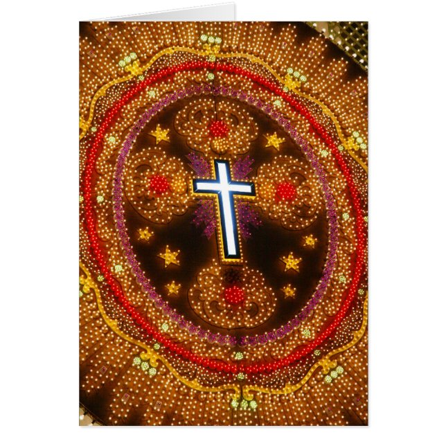 Croix colorée des lumières (Devant)