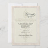 Croix complexe (Pêche) Invitation religieuse (Devant)