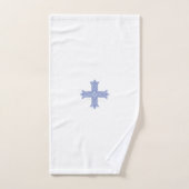 Croix copte d'art en Lapis Bleu Premium (Serviette à main)