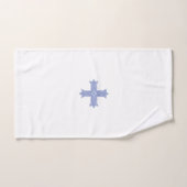 Croix copte d'art en Lapis Bleu Premium (Serviette à main)