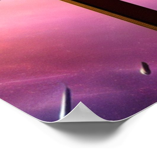 Croix dans une affiche de Nébula rose (Coin)