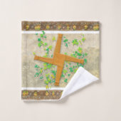 Croix de Brighid (Gant de toilette)