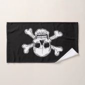 croix de crâne pirate (Serviette à main)
