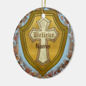 Croix de décoration chrétienne Believe (Gauche)