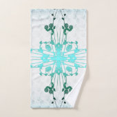 Croix de fleurs (Serviette à main)
