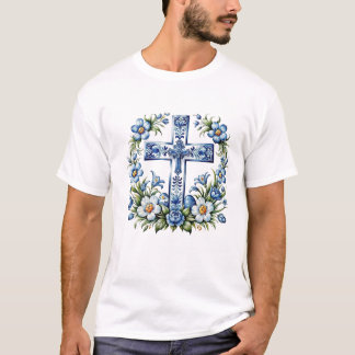 Croix de foi : T-shirt de Jésus Inspirationnel"