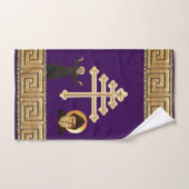 Croix de l'église maronite et Saints Guest and Gia (Serviette à main)