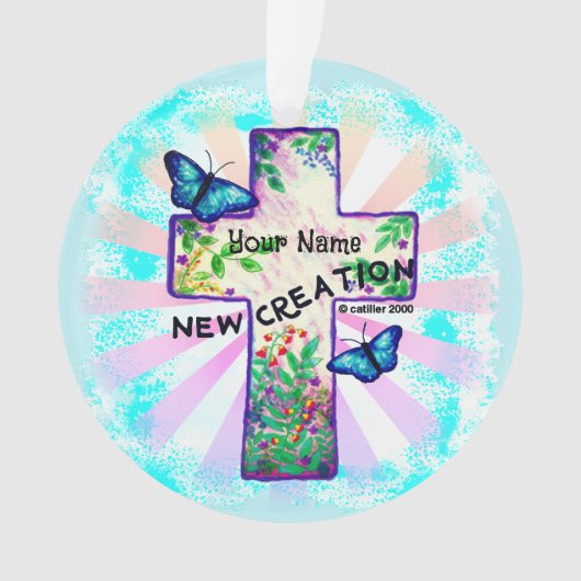 Croix de nouvelle création chrétienne (devant)