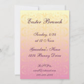 Croix de Pâques Brunch sur mesure Invitations (Dos)