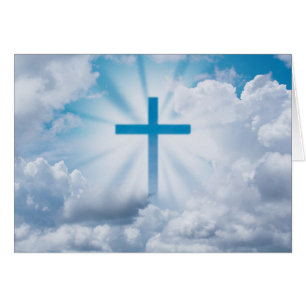 Croix de Pâques dans le ciel