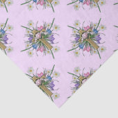 Croix de Pâques et papier de soie de soie de motif (Détail)