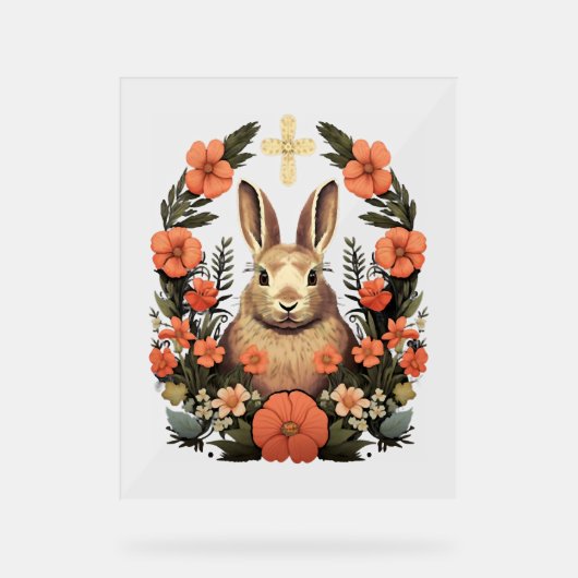 Croix de Pâques Lapin de Pâques Rabin (Recto)